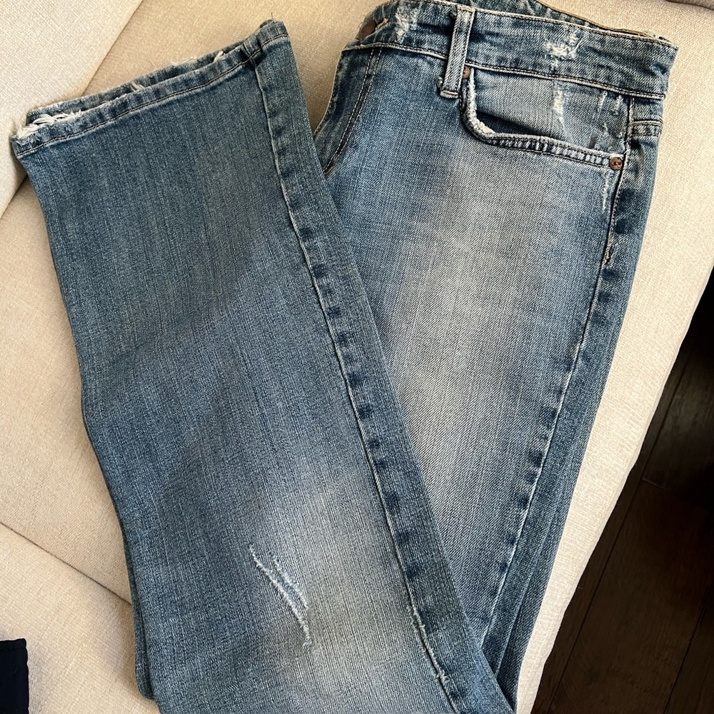 Classic Light Wash Denim Jeans